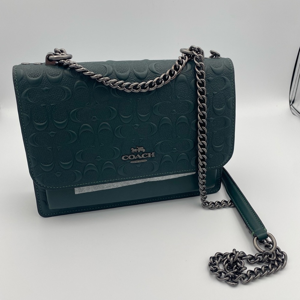 Coach embossed Klare Crossbody Bag in Signature leather